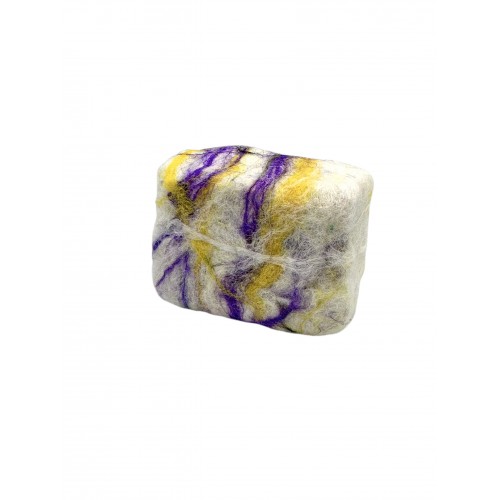 Handmade Natural Felted Soap Bar (sheep's wool) With Olive Oil ~  Herbal Felted Soap Body&Face Scrub | Superior Quality