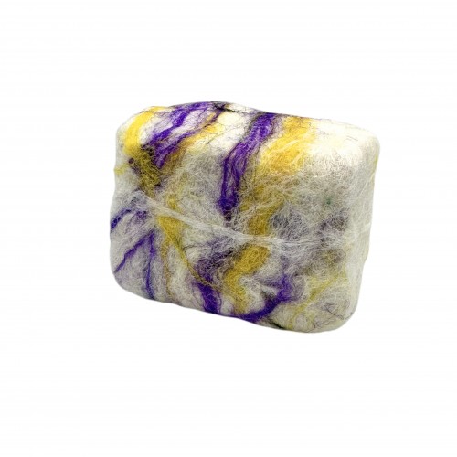 Handmade Natural Felted Soap Bar (sheep's wool) With Olive Oil ~  Herbal Felted Soap Body&Face Scrub | Superior Quality