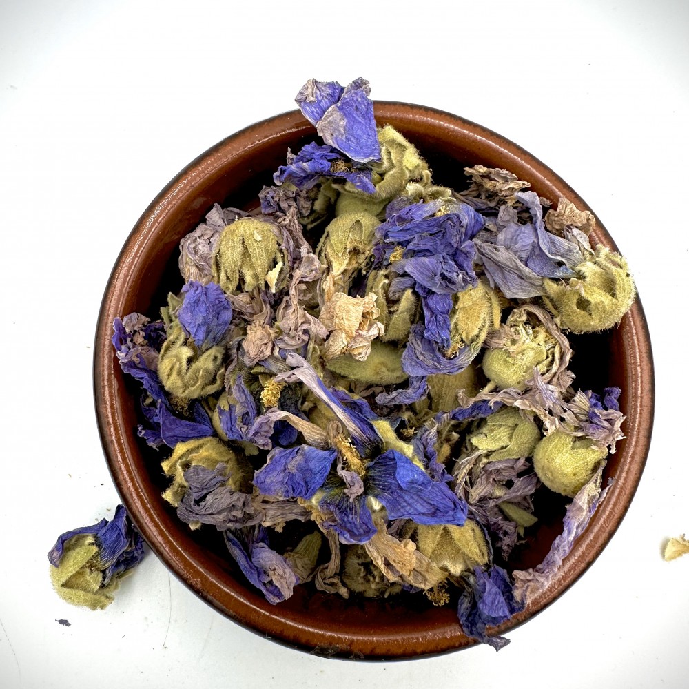  Greek Marshmallow Dried Flowers Loose Herbal Tea - Althaea Officinalis - Superior Quality Herbs 