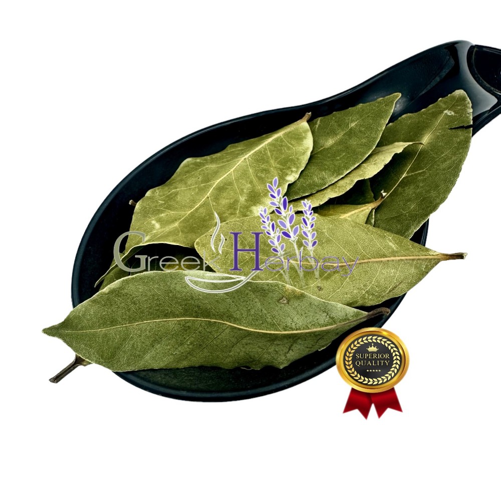 Greek Dried Bay Leaves - Whole Handpicked Laurel Leaves Superior Quality Laurus Nobilis - Daphne Herbs&Spices