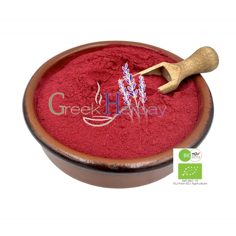 100% Organic Beetroot Powder - Beta Vulgaris - Superior Quality Hrebs&Spice Powders {Certified Bio Product}