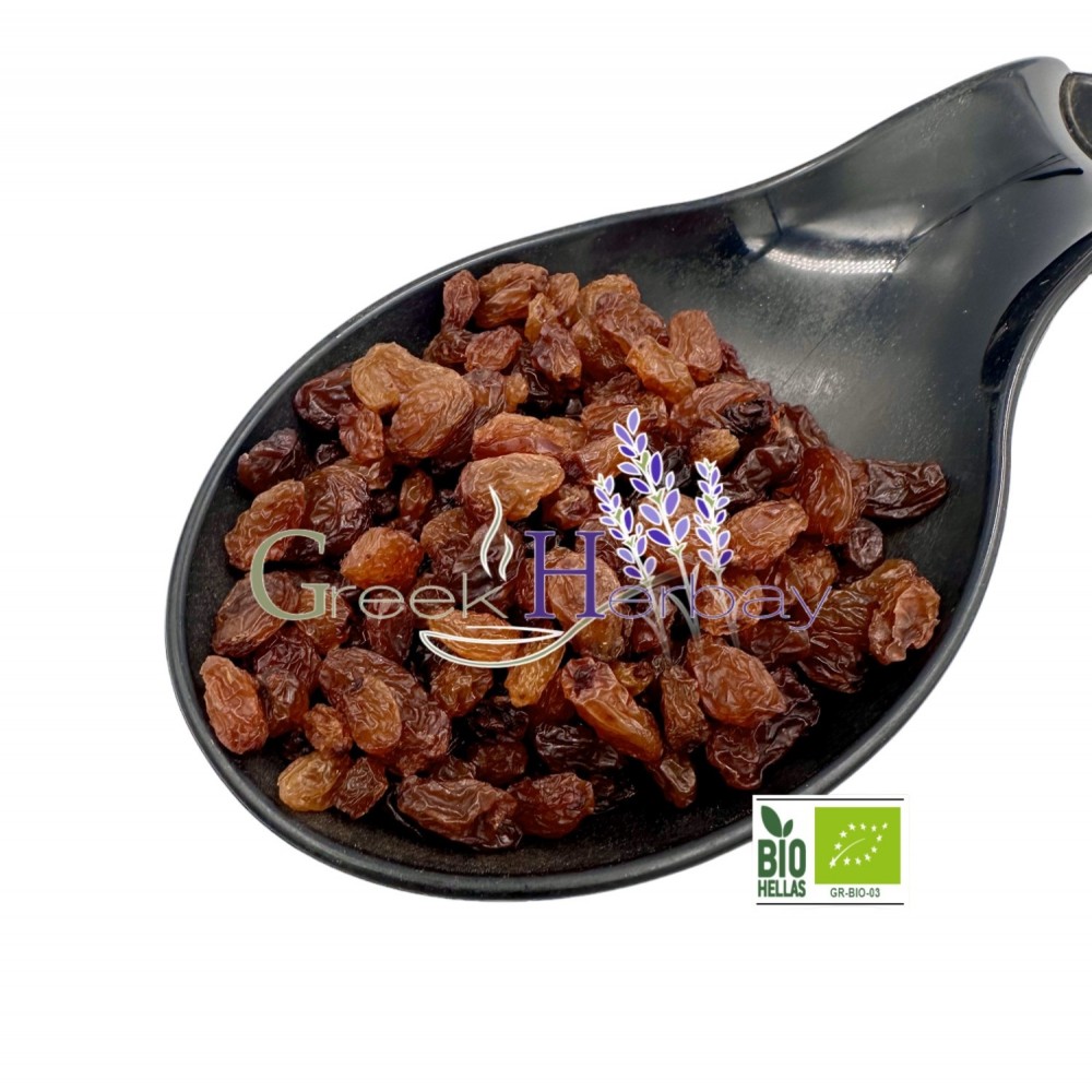 100% Organic Greek Golden Sultana Raisins - Superior Quality Superfood&Dried Fruits| No Sugar Added