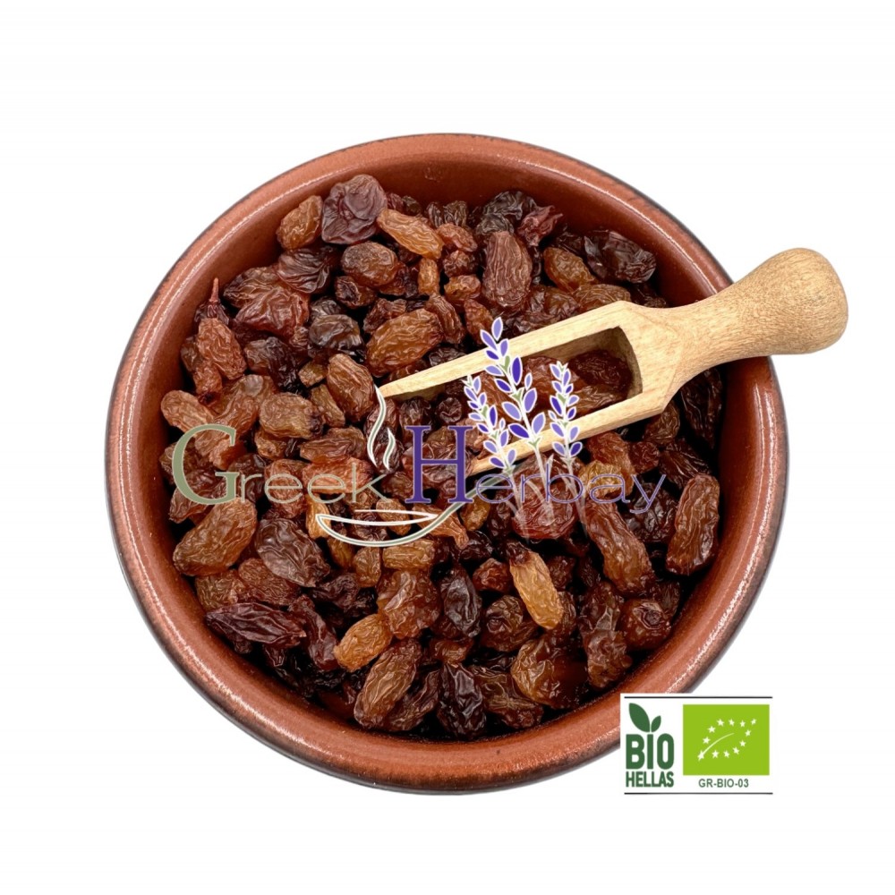 100% Organic Greek Golden Sultana Raisins - Superior Quality Superfood&Dried Fruits| No Sugar Added