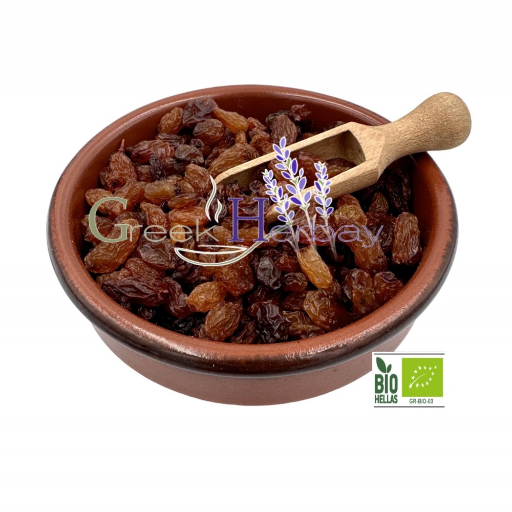 100% Organic Greek Golden Sultana Raisins - Superior Quality Superfood&Dried Fruits| No Sugar Added