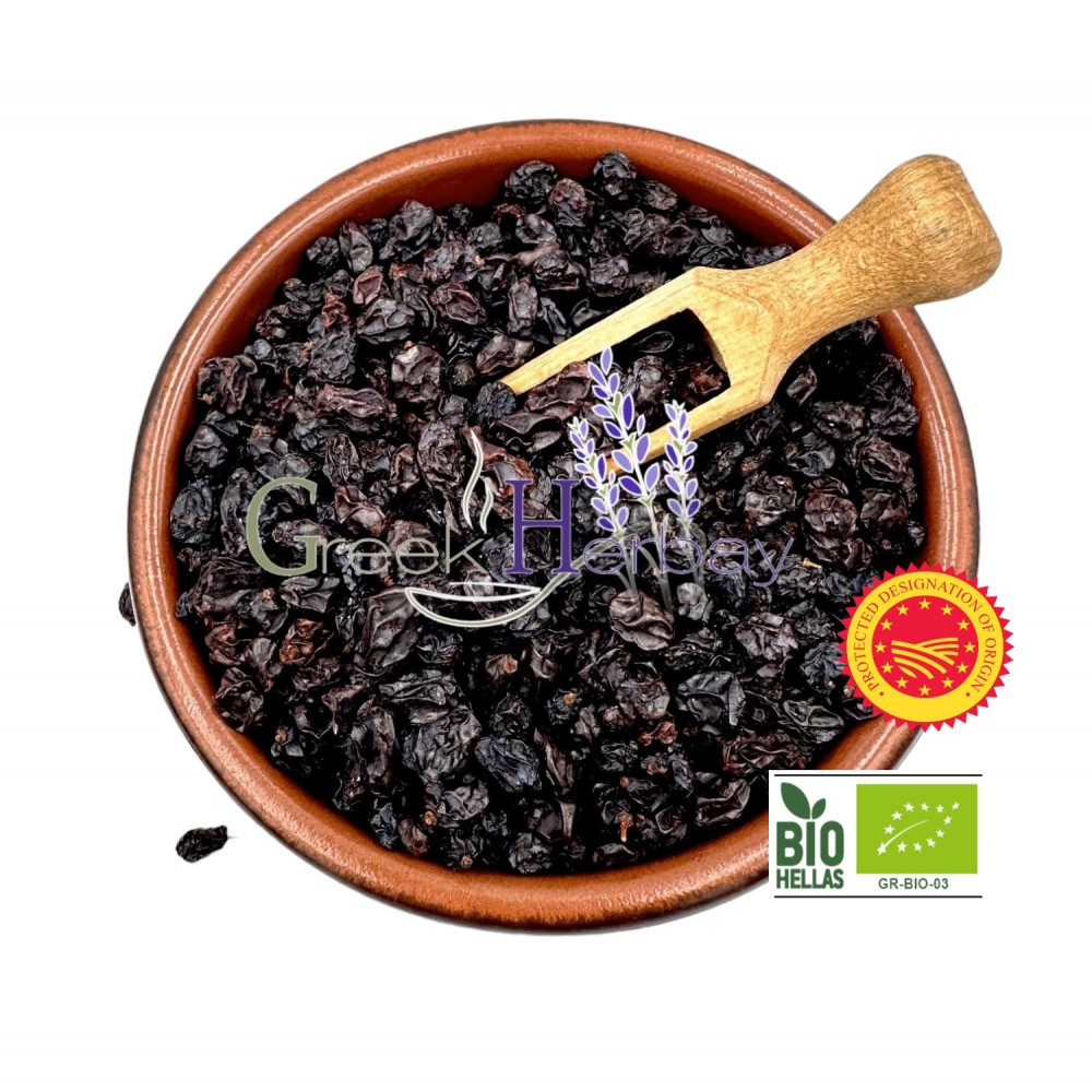 100% Greek Organic Corinthian Black Currants Raisins - Superior Quality Superfood&Dried Fruits - No Sugar Added {Certified Bio Product} PDO