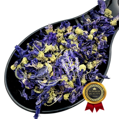 Blue Mallow Dried Flowers ~ Malva Sylvestris ~ Superior Quality  Blue Mallow Dried Flowers ~ Malva Sylvestris ~ Superior Quality