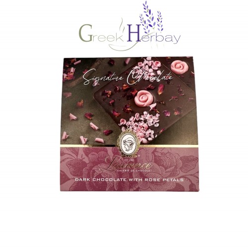 Dark Chocolate with Rose Petals ~ Superior Quality Chocolate