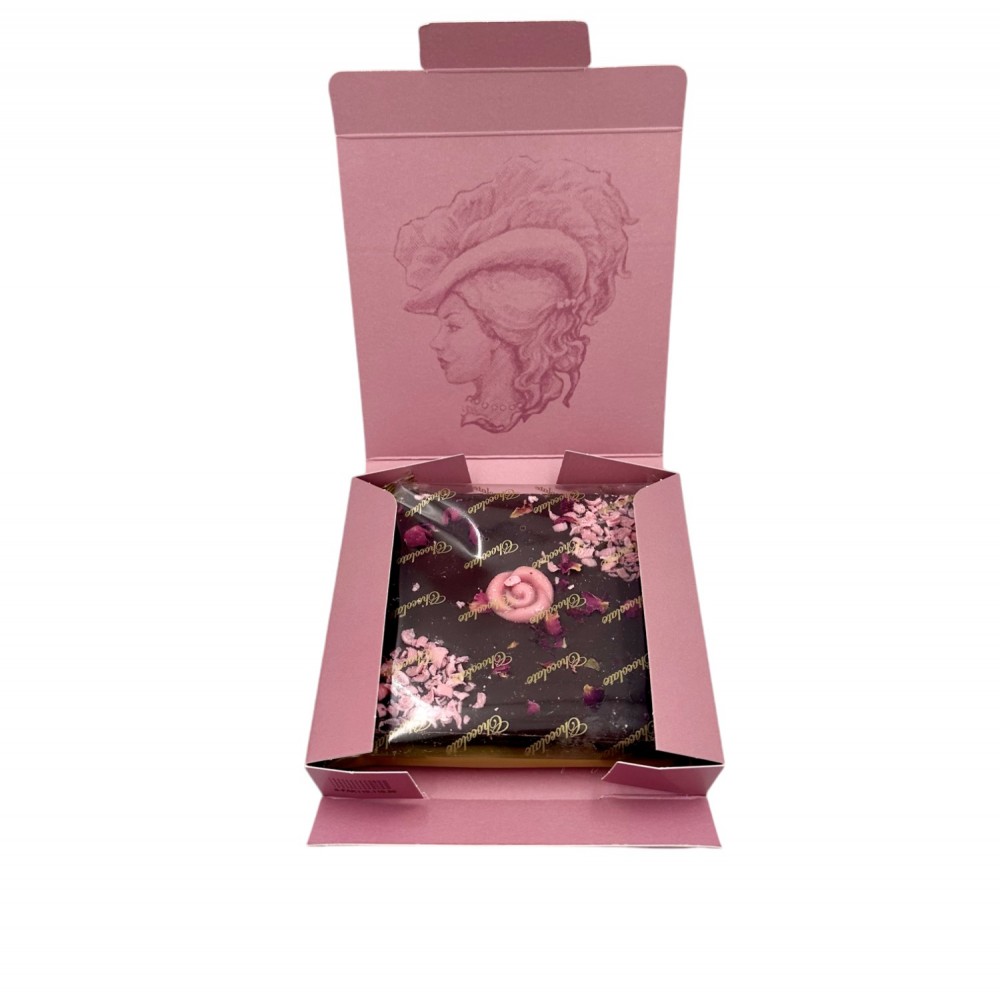 Dark Chocolate with Rose Petals ~ Superior Quality Chocolate