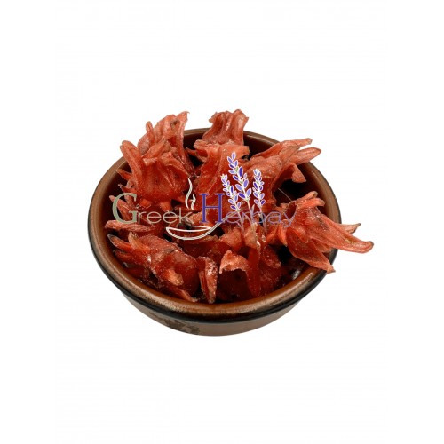 Candied Hibiscus Flowers Edible  ~ Red color added ~ Superior Quality 