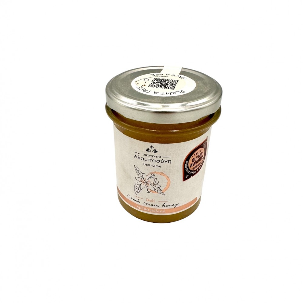 Natural Greek Honey Cream ~ Superior Quality (World Taste Award Bronze)
