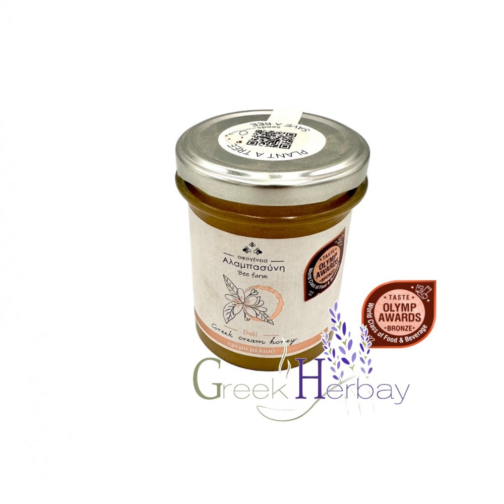 Natural Greek Honey Cream ~ Superior Quality (World Taste Award Bronze)
