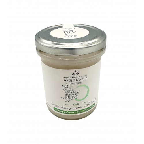 Natural Greek Honey Cream With Chios Mastic Gum ~  Superior Quality