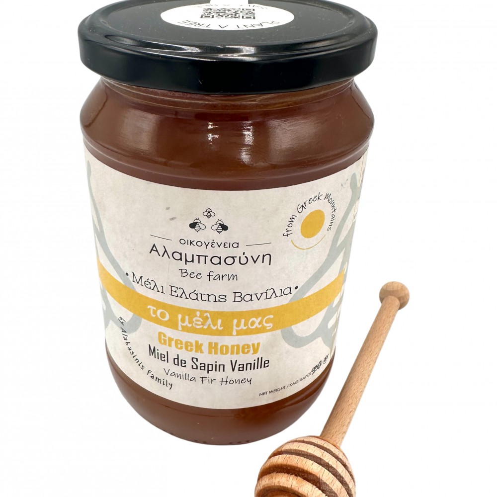  Greek Natural Honey Fir & Vanilla ~ Superior Quality