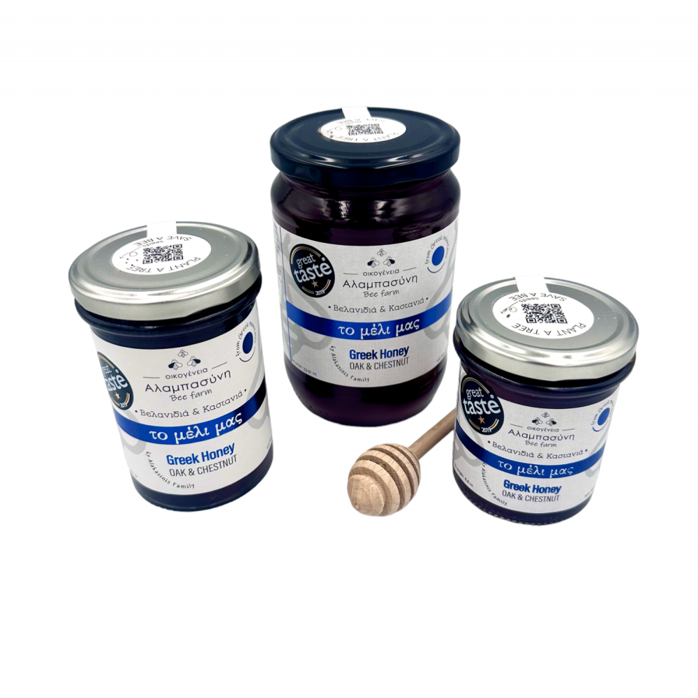  Greek Natural Honey Oak & Chestnut ~ Superior Quality (Great Taste Award)