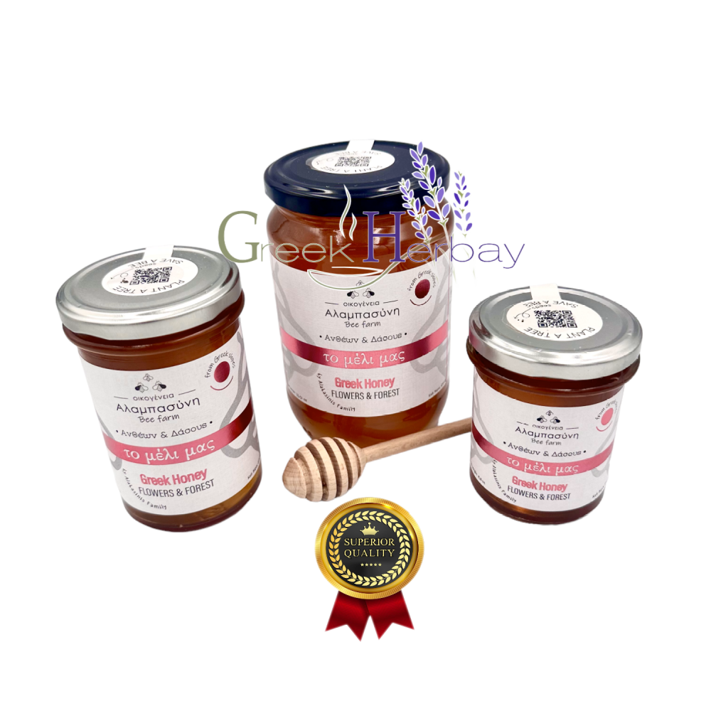 Greek Natural Honey Flower & Forest ~ Superior Quality