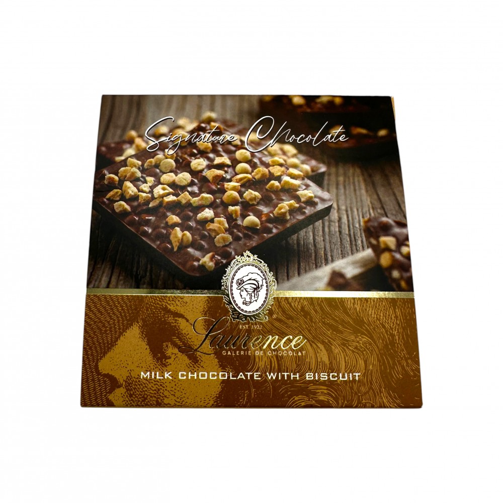 Milk Chocolate With Biscuit ~ Superior Quality Chocolate Bar 