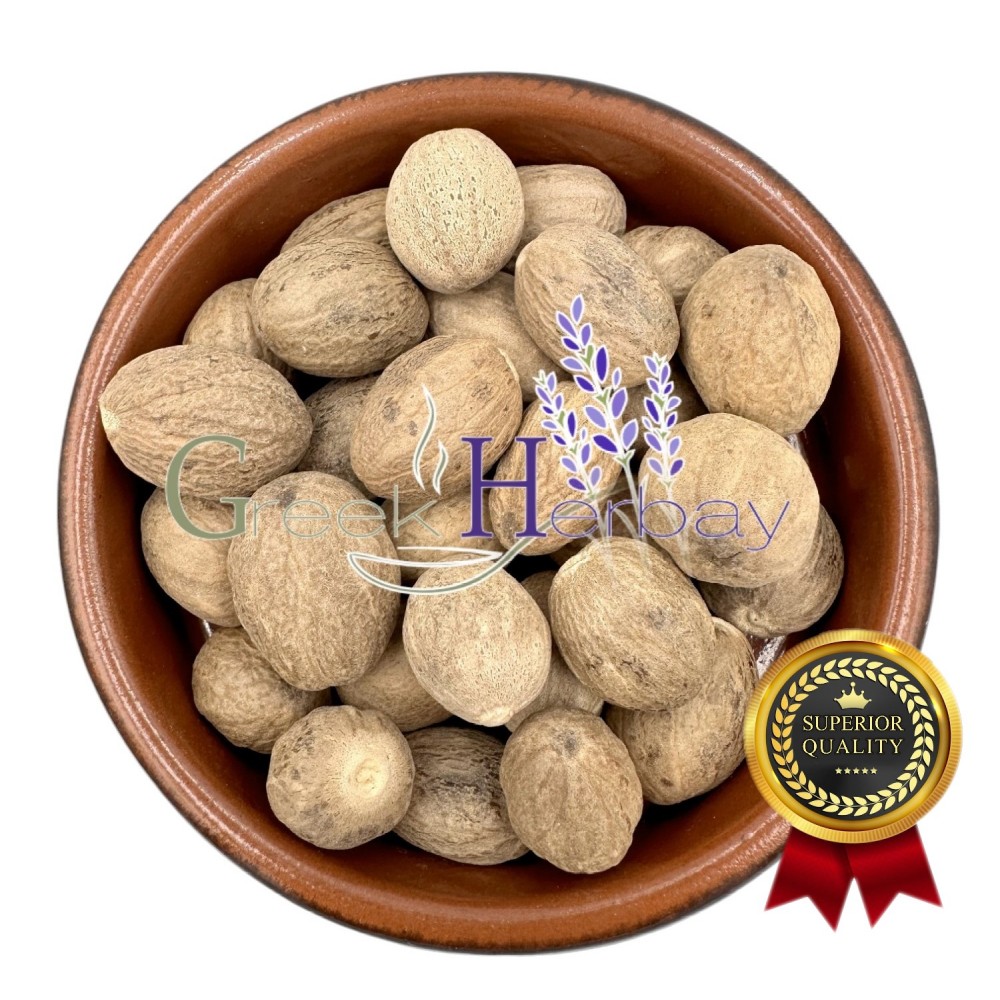 Whole Nutmegs Grade A - Myristica Fragrans - Superior Quality Herbs & Spices