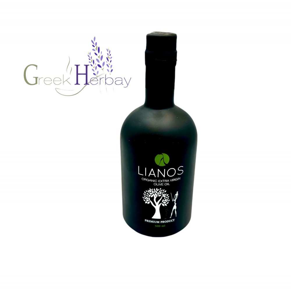 Greek Organic Extra Virgin Olive Oil Koroneiki Single Variety 500ml Ceramic