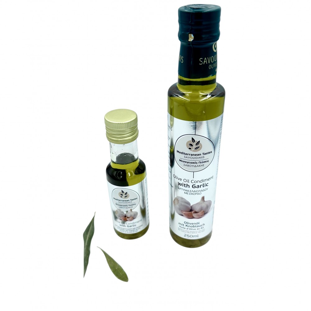 Greek Olive Oil Condiment With Garlic ~ Superior Quality Olive Oil Condiment