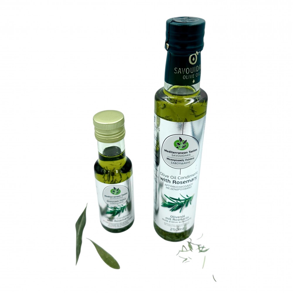 Greek Olive Oil Condiment With Rosemary ~ Superior Quality Olive Oil Condiment