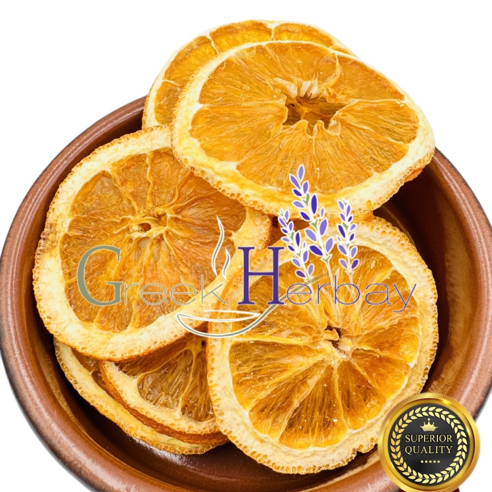 Greek Dried Whole Orange Slices - Citrus Sinensis 20g-1.9kg No Sugar Added