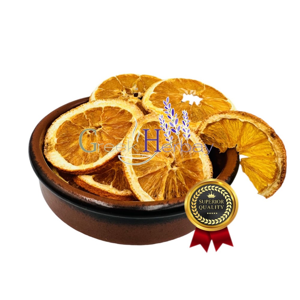 Greek Dried Whole Orange Slices - Citrus Sinensis 20g-1.9kg No Sugar Added