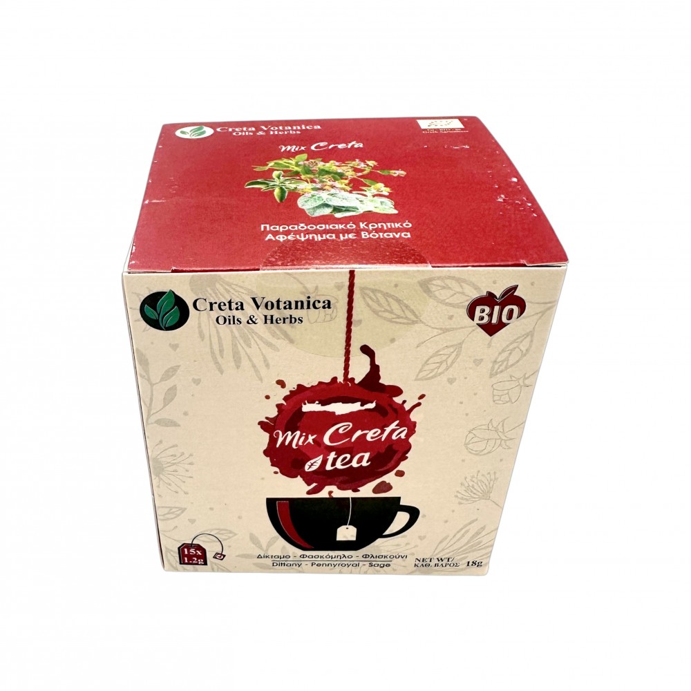 Organic Cretan Mixed Tea Herbal Tea Bags ~ Superior Quality 