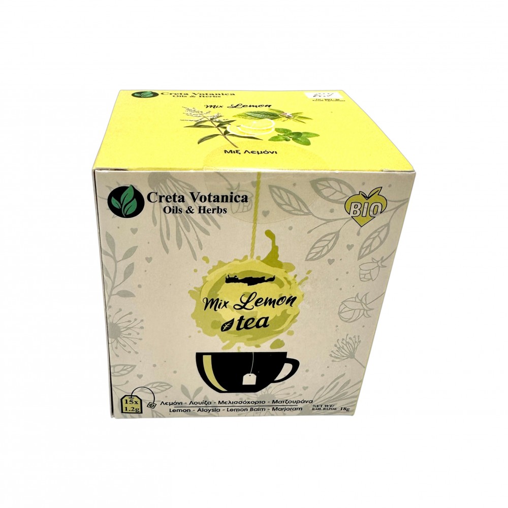Organic Lemon Mixed Herbal Tea Bags ~ Superior Quality 