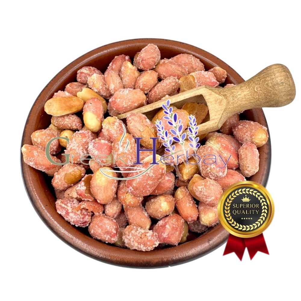 100% Greek Peanuts Nuts (Salted - Roasted) Superior Quality Nuts & Seeds