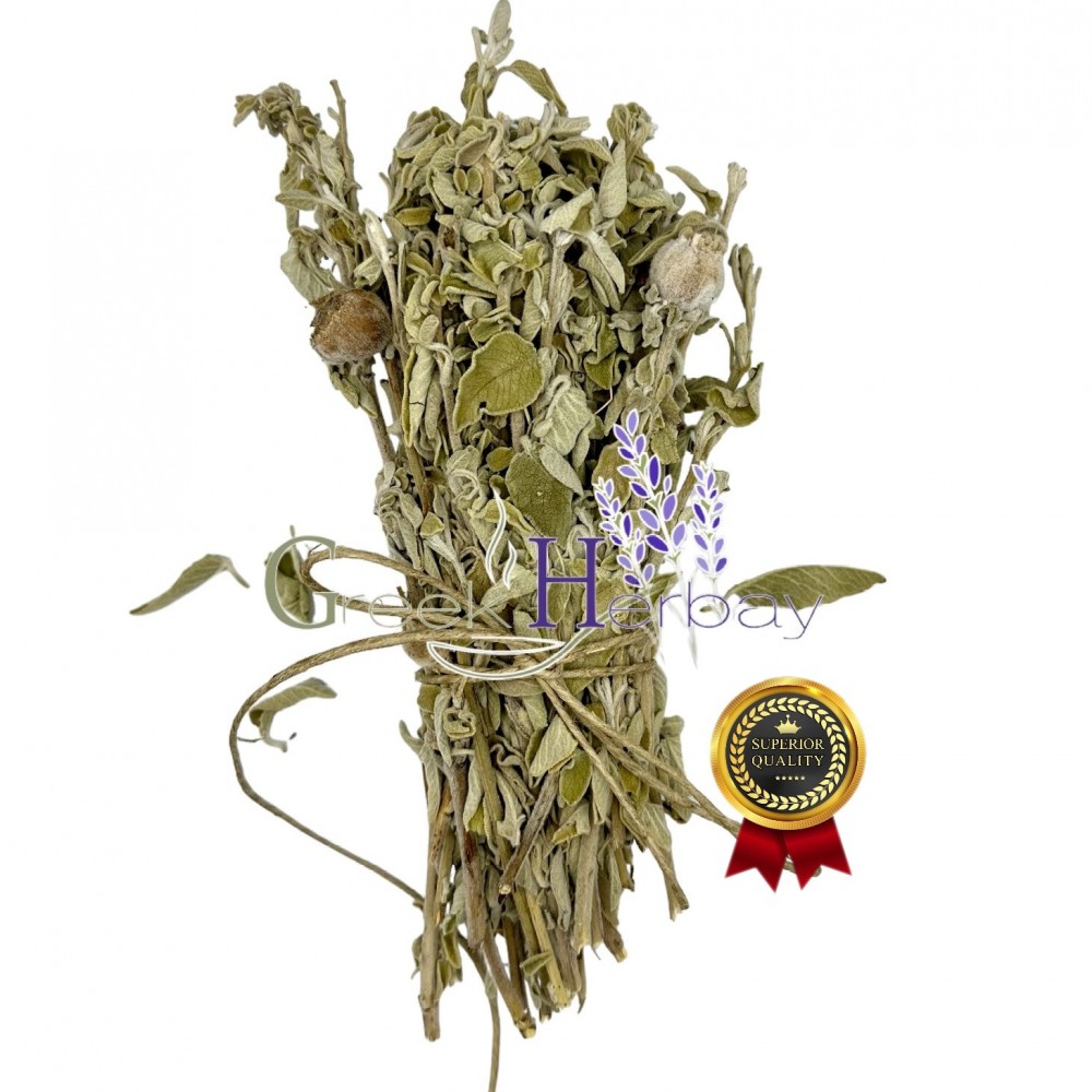 Sage Dried Leaves&Stems Whole Bunch Herbal Tea - Salvia Triloba - Superior Quality Herbal Tea