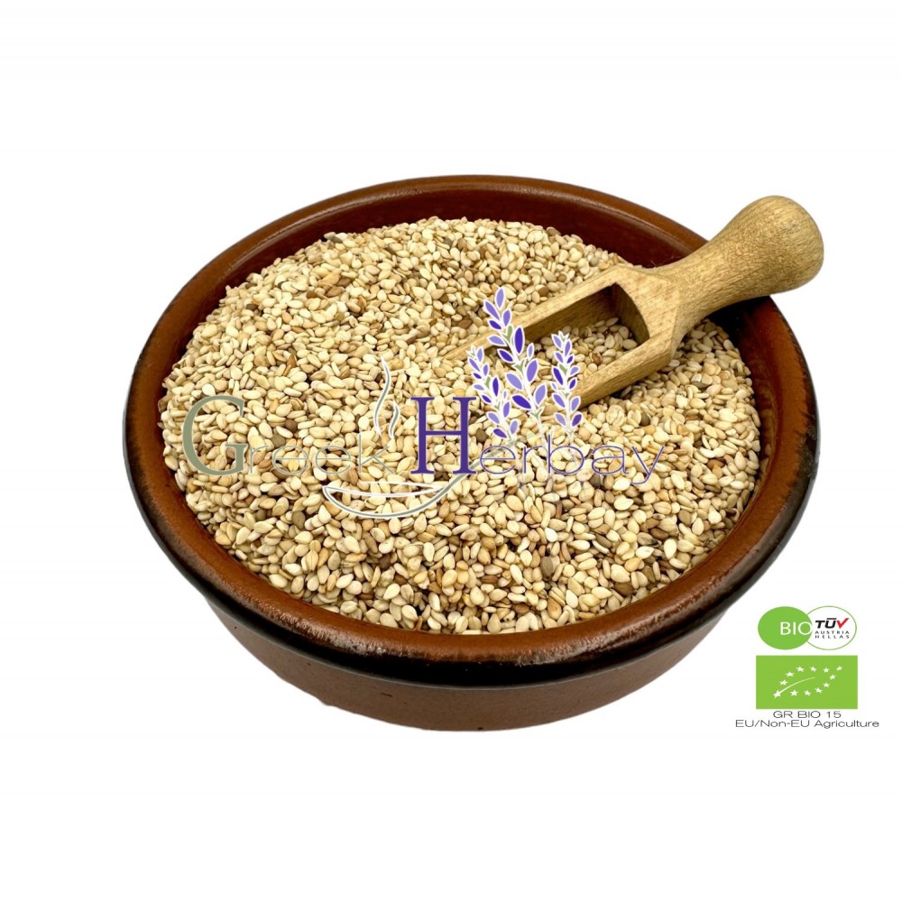 100% Organic Sesame Seeds - Sesamum indicum - Superior Quality Herbs&Seeds {Certified Bio Product}