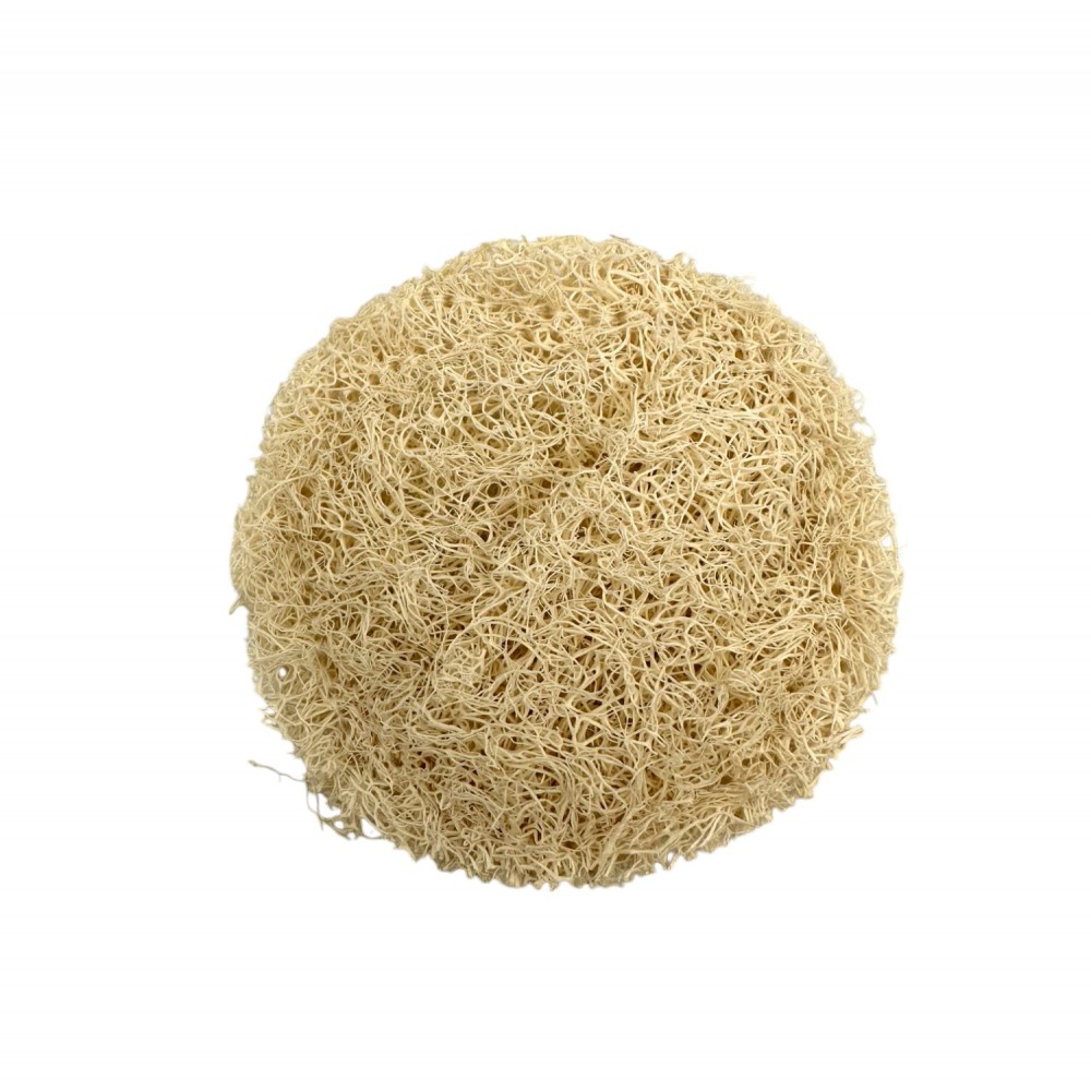 Natural Handmade Small Round Loofah Face Exfoliating pad (3,3' inches 6cm)Cleanser Scrubber | Superior Quality