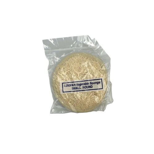 Natural Handmade Small Round Loofah Face Exfoliating pad (3,9' inches 10cm)Cleanser Scrubber Handheld pads | Superior Quality