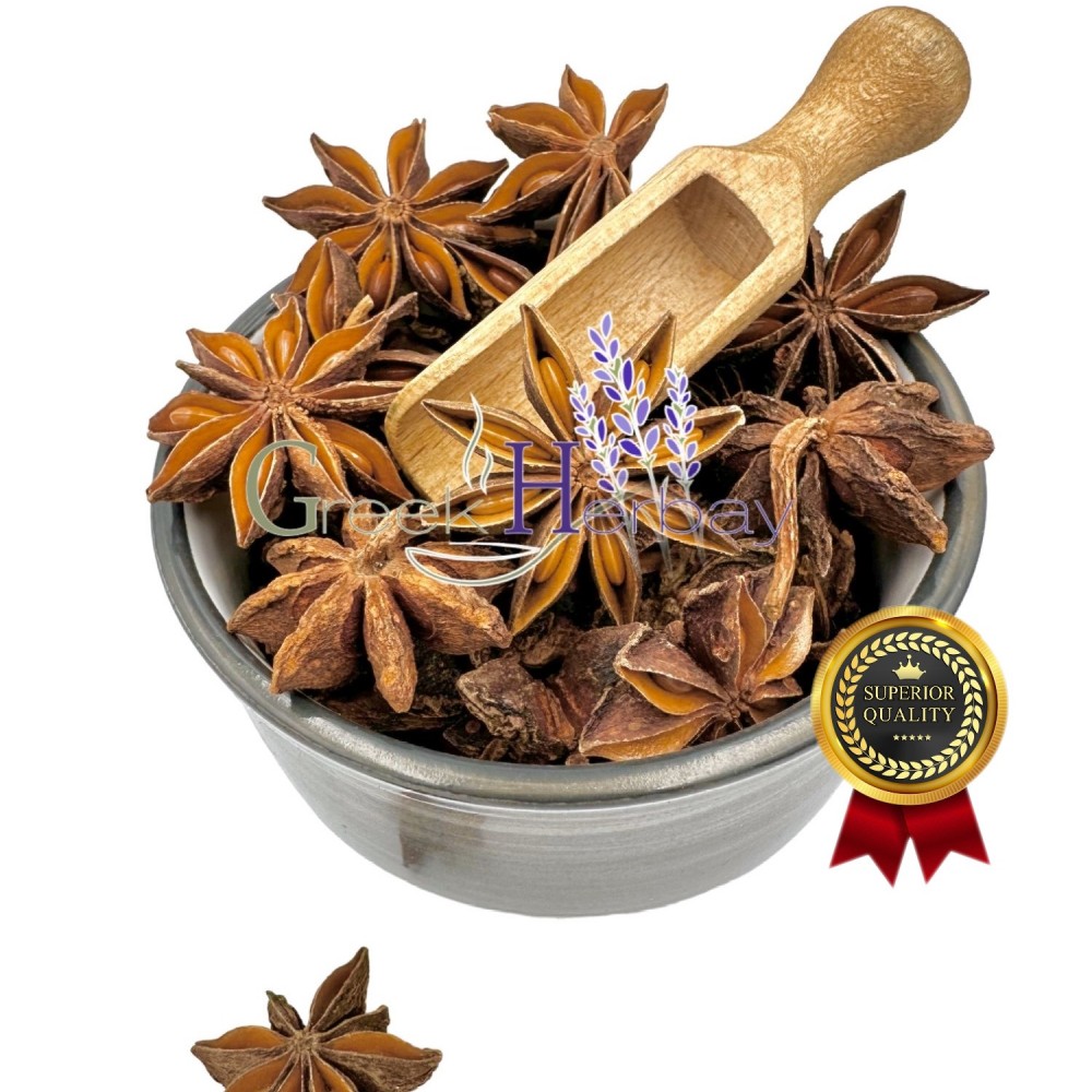 Star Anise Dried Whole Spice - Illicium Verum - Superior Quality Star Anise Pods