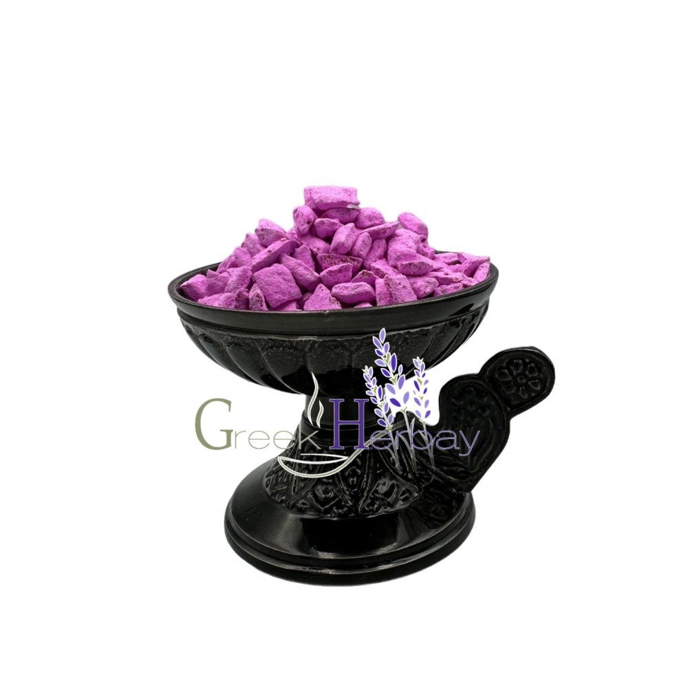 100% Incense Pure Greek Violet Frankincense - Original Greek Monastery Incense - Superior Quality Warm & Sensual Fragrance