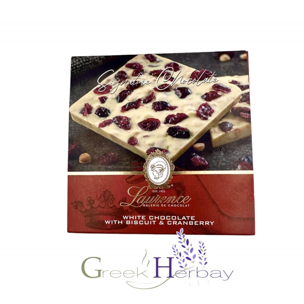 White Chocolate with Biscuit & Cranberry ~ Superior Quality Chocolate