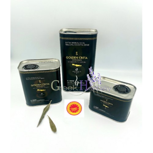 Greek Cretan Extra Virgin Olive Oil Koroneiki Single Variety ~ Cold Pressed Olive Oil In Tin ~ Superior Quality PDO