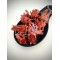 Dried Candied Hibiscus Flowers - Edible Hibiscus Flower - Red color added - Superior Quality Candied Snack