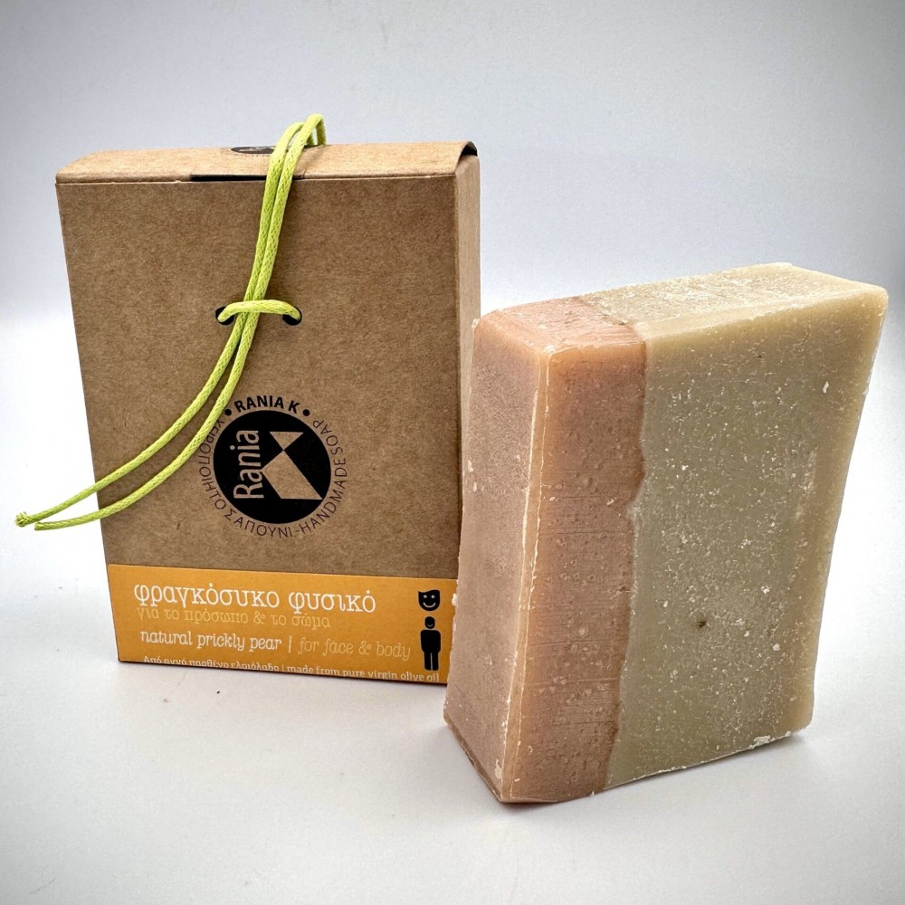 100% Handmade Natural Prickly Pear Soap With Greek Olive Oil Soap -Superior Quality Handmade Soap / Herbal Body&Face Care Soap