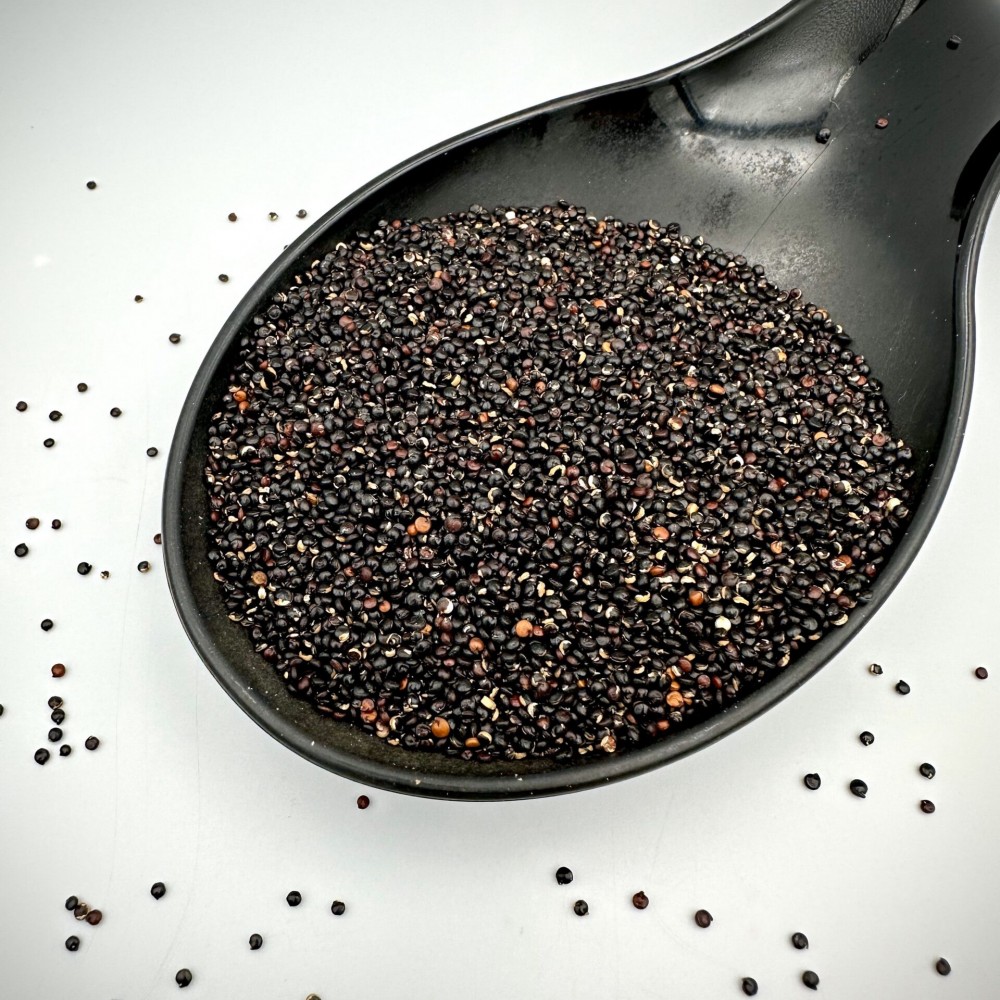 100% Organic Black Quinoa Seeds - Chenopodium Quinoa - Superior Quality Superfood&Seeds {Certified Bio Product}