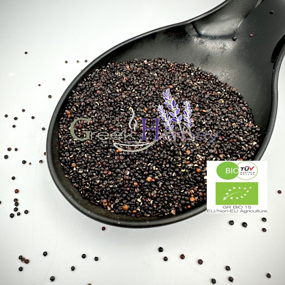 100% Organic Black Quinoa Seeds - Chenopodium Quinoa - Superior Quality Superfood&Seeds {Certified Bio Product}