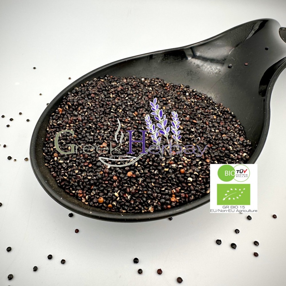 100% Organic Black Quinoa Seeds - Chenopodium Quinoa - Superior Quality Superfood&Seeds {Certified Bio Product}