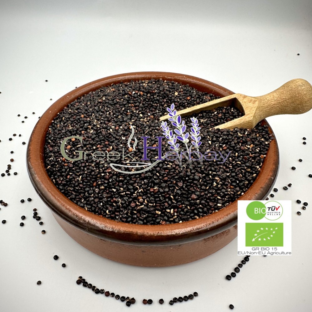 100% Organic Black Quinoa Seeds - Chenopodium Quinoa - Superior Quality Superfood&Seeds {Certified Bio Product}