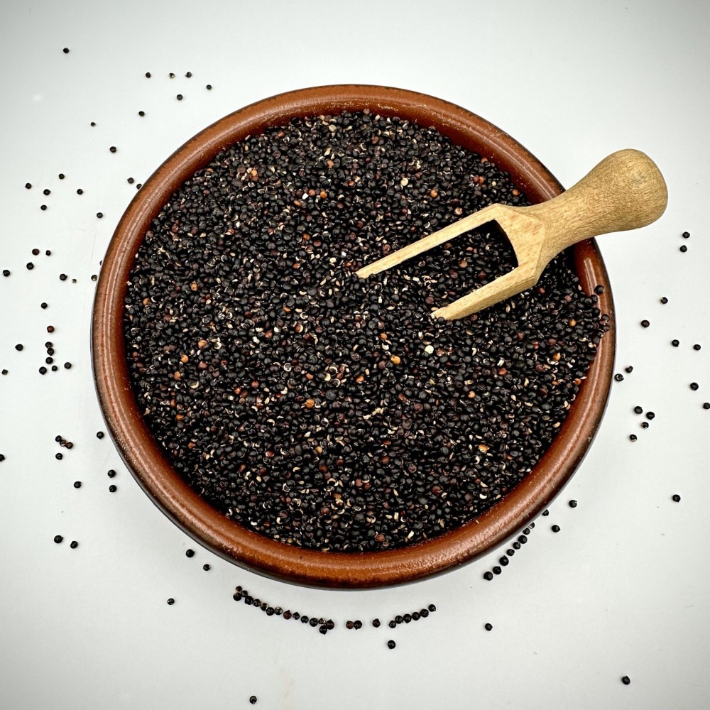 100% Organic Black Quinoa Seeds - Chenopodium Quinoa - Superior Quality Superfood&Seeds {Certified Bio Product}