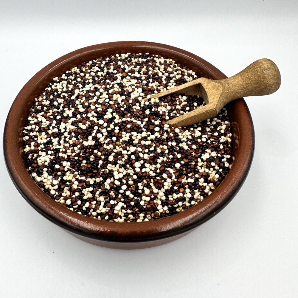 100% Organic Tricolor Quinoa Seeds - Chenopodium Quinoa - Superfood High Protein Quinoa Grain Seed {Certified Bio Product}