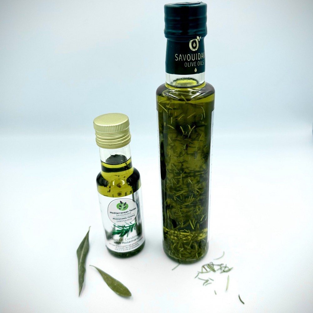 Greek Olive Oil Condiment With Rosemary - Superior Quality Olive Oil Condiment