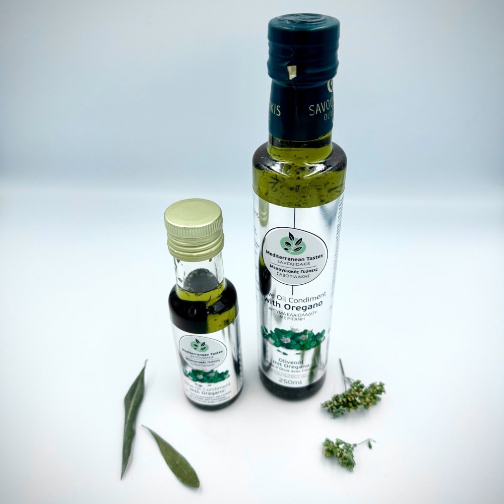 Greek Olive Oil Condiment With Oregano - Superior Quality Olive Oil Condiment