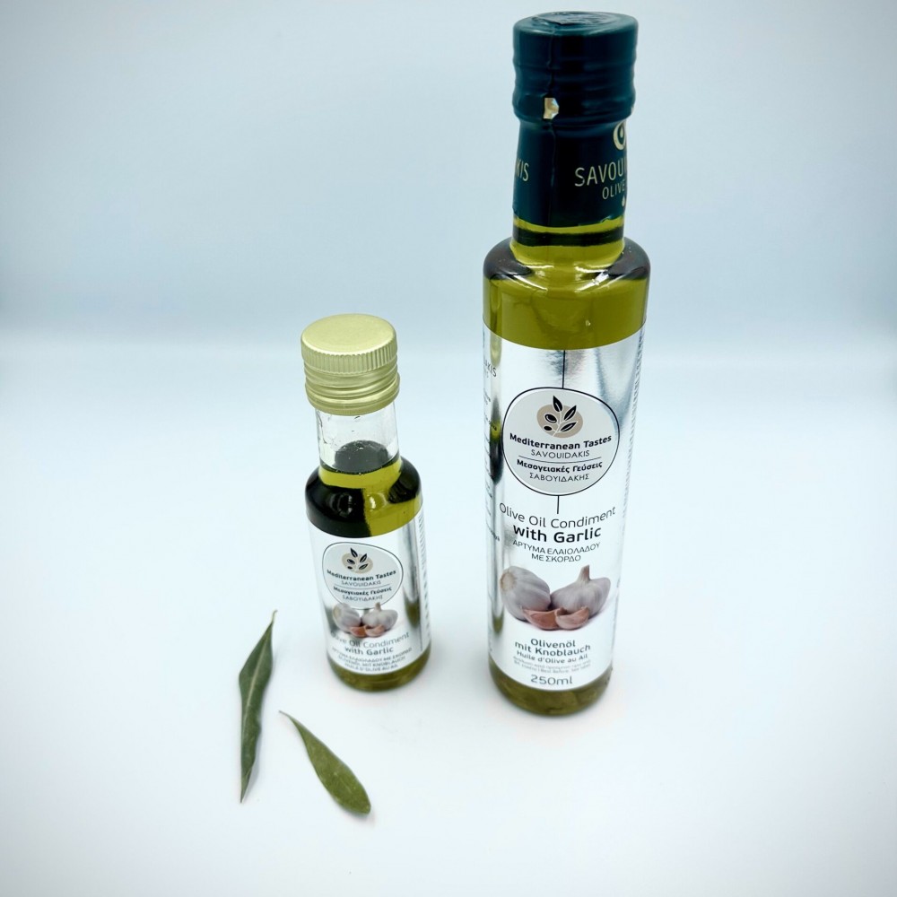 Greek Olive Oil Condiment With Garlic - Superior Quality Olive Oil Condiment