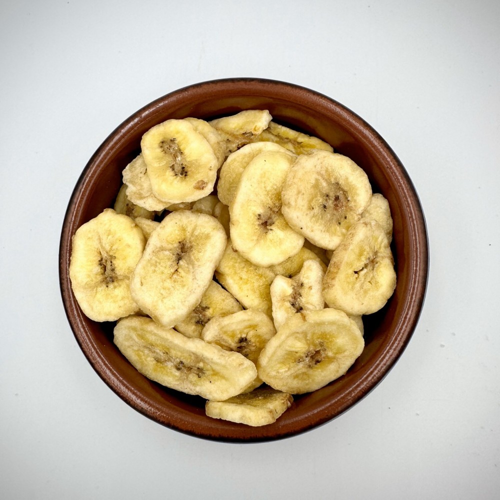 100%  Dried Banana Chips - Superior Quality Naturally Delicious Crispy Snack ( Roasted with Butter )