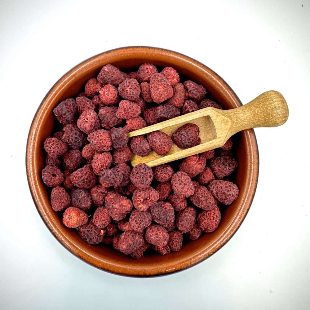 Osmotic Raspberries - Rubus idaeus - Osmotic Raspberry Dried Fruit (No Sugar Added)